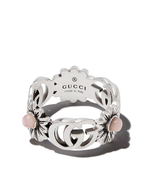 gucci rings double g|gucci flower ring.